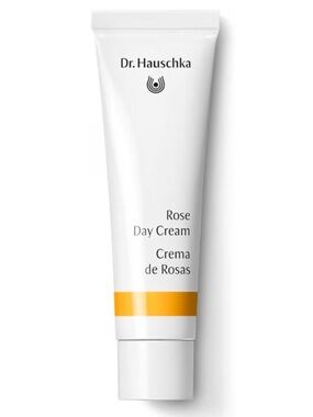 Dr. Hauschka Rose Day Cream - White with Yellow Accent